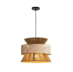 Hanging Lamp Woven Natural Fiber Metal | Kelmera