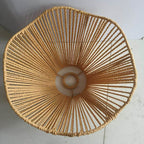 Hanging Lamp Woven Natural Fiber Soft Textile | Kelmera