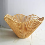 Hanging Lamp Woven Natural Fiber Soft Textile | Kelmera