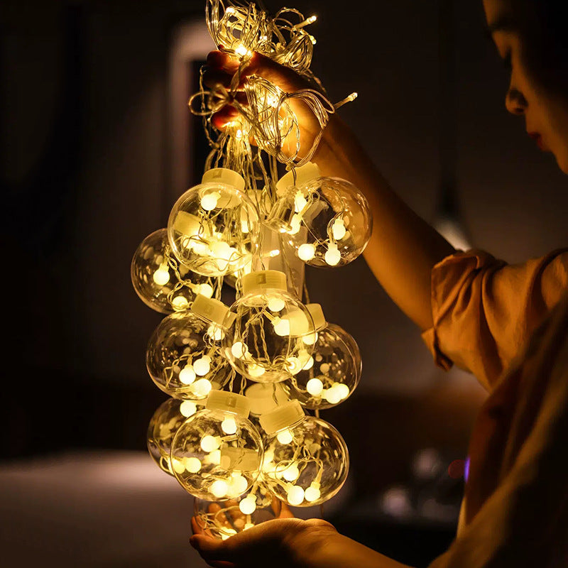 Hanging LED Globe String Lights | Kelmera