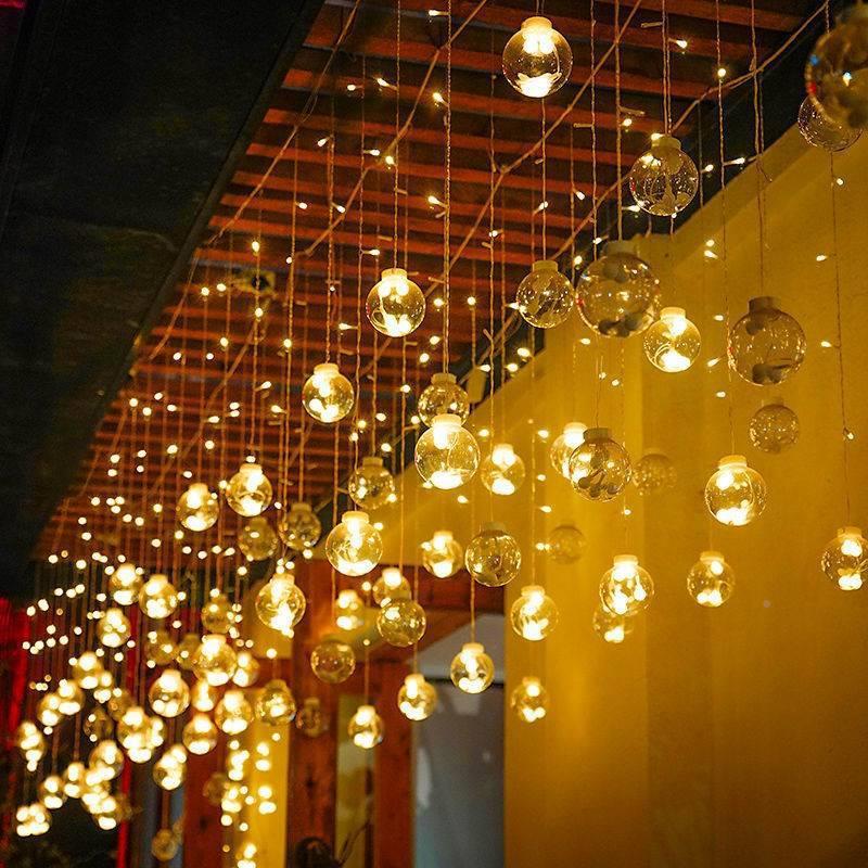 Hanging LED Globe String Lights | Kelmera