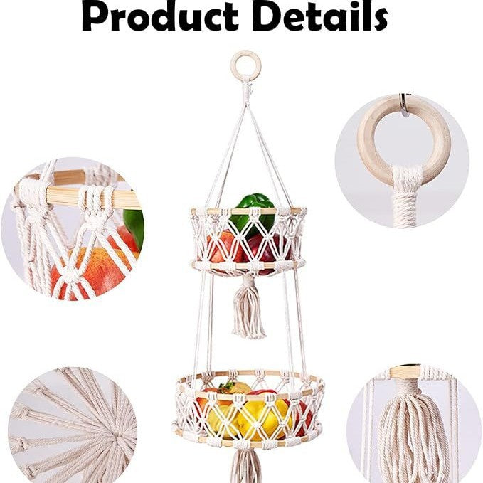 Hanging Macrame Plant Holder | Kelmera