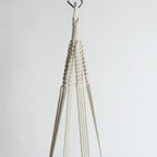 Hanging Plant Holder Cotton Macrame Wood | Kelmera