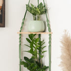 Hanging Plant Holder Green Triangle | Kelmera