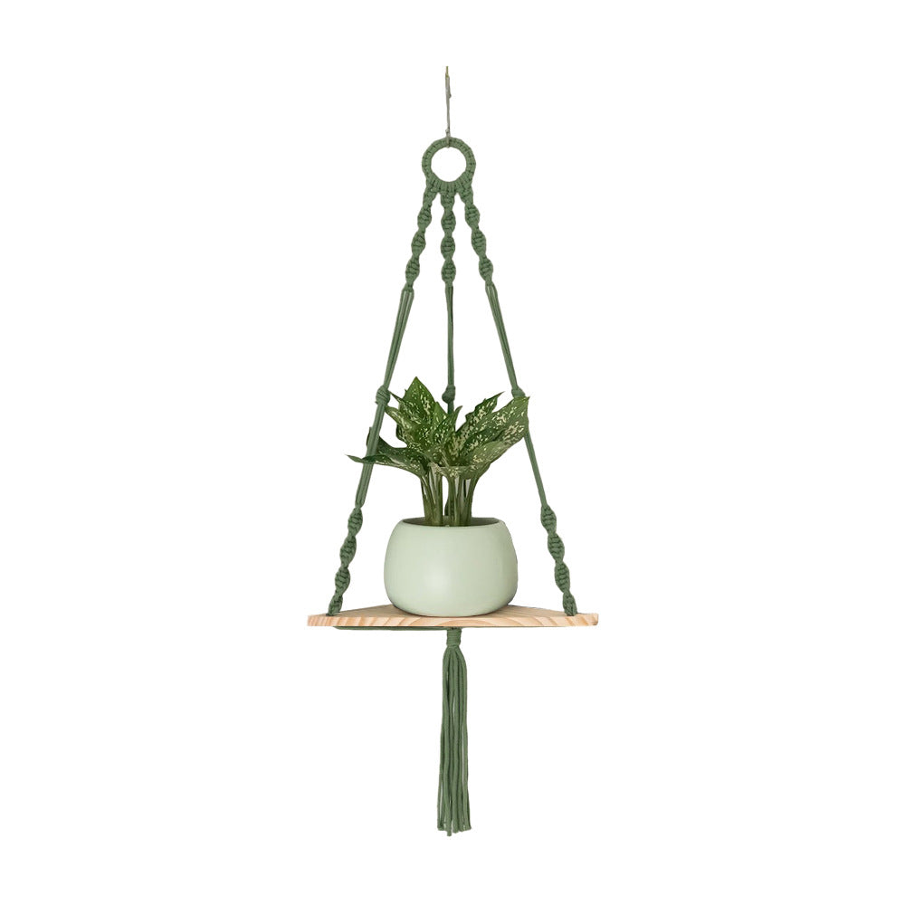 Hanging Plant Holder Green Triangle | Kelmera
