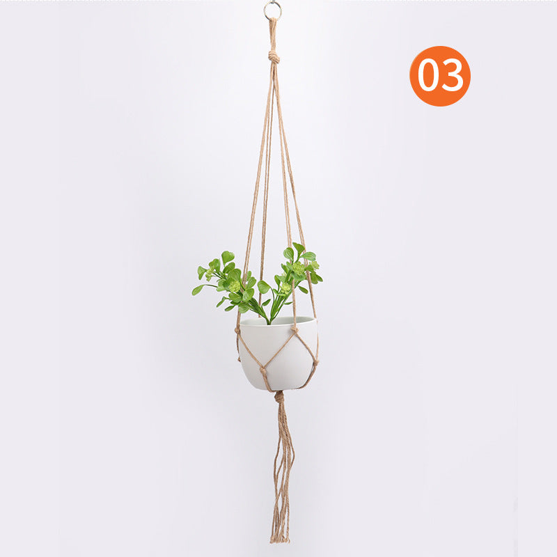 Hanging Plant Holder Jute Tape | Kelmera