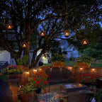 Hanging Spherical Wire Tealight Holder Set | Kelmera