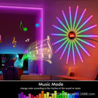 Hanging Star Explosion LED Fairy Light Sphere with Remote Control | Kelmera