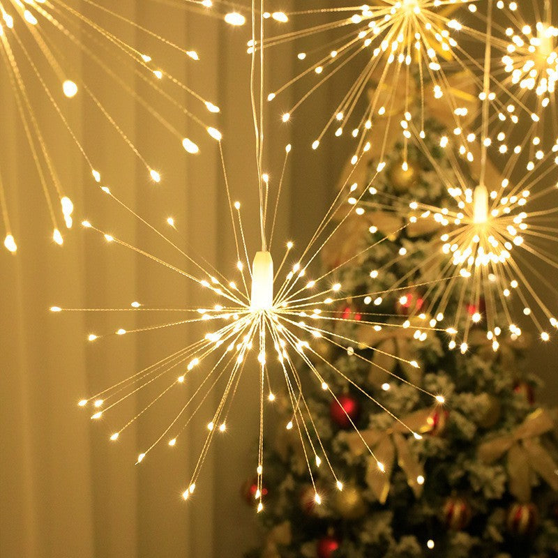 Hanging Starburst LED Sparkle Pendant Lights | Kelmera
