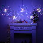 Hanging Starburst LED Sparkle Pendant Lights | Kelmera
