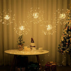 Hanging Starburst LED Sparkle Pendant Lights | Kelmera