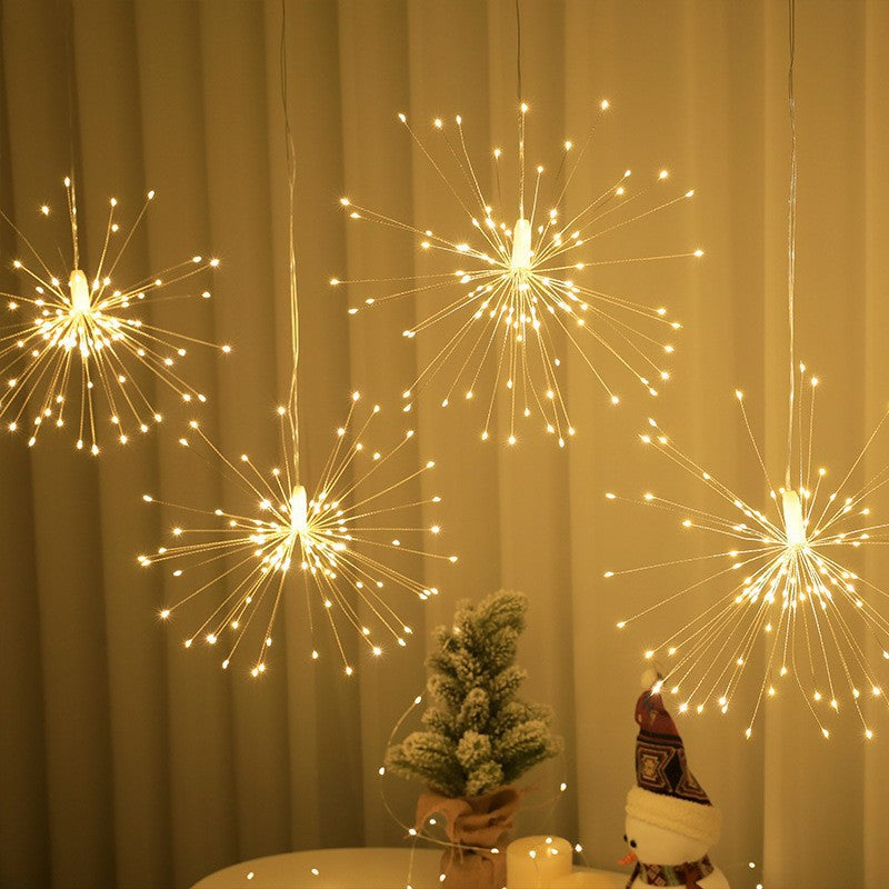 Hanging Starburst LED Sparkle Pendant Lights | Kelmera