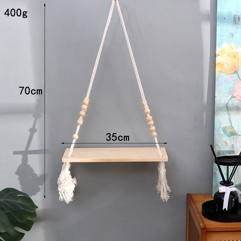 Hanging Wooden Shelf | Kelmera