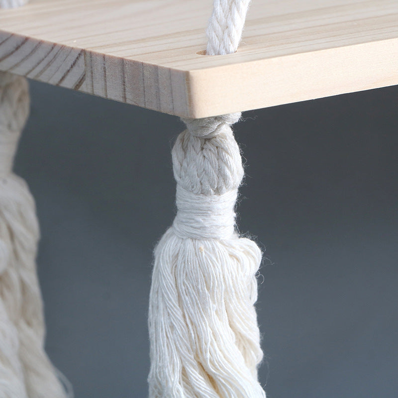 Hanging Wooden Shelf | Kelmera