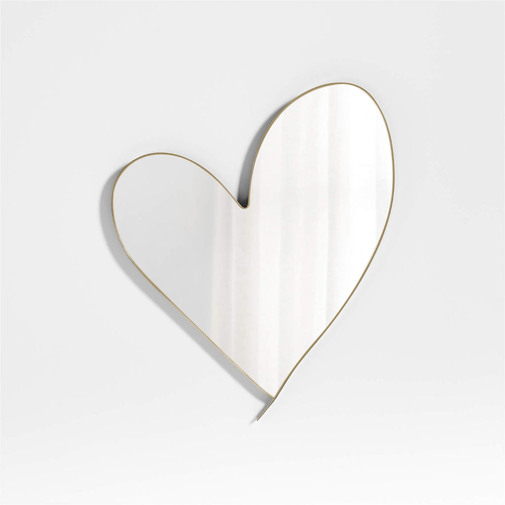 Heart-Shaped Decorative Wall Mirror | Kelmera