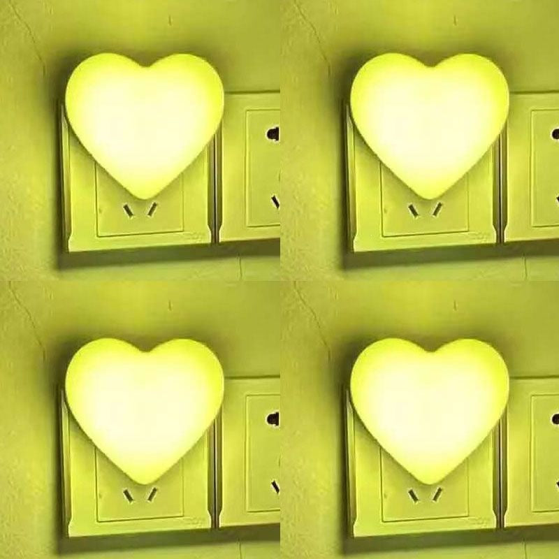 Heart-Shaped Plug-in Ambient Night Light with Soft LED Lighting | Kelmera