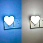 Heart-Shaped Plug-in Ambient Night Light with Soft LED Lighting | Kelmera