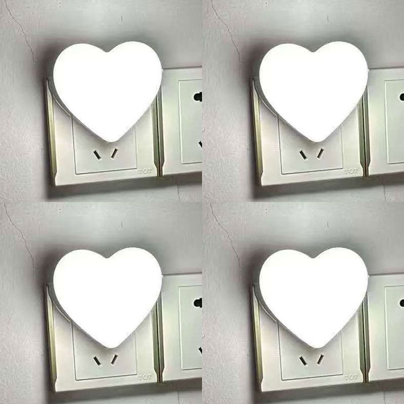 Heart-Shaped Plug-in Ambient Night Light with Soft LED Lighting | Kelmera