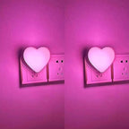 Heart-Shaped Plug-in Ambient Night Light with Soft LED Lighting | Kelmera
