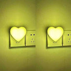 Heart-Shaped Plug-in Ambient Night Light with Soft LED Lighting | Kelmera