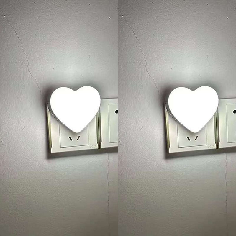Heart-Shaped Plug-in Ambient Night Light with Soft LED Lighting | Kelmera