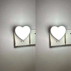 Heart-Shaped Plug-in Ambient Night Light with Soft LED Lighting | Kelmera