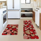 Heart-Themed Kitchen Runner Mat | Kelmera
