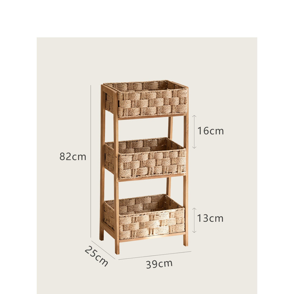 High-Quality Basket Stand with Three Compartments | Kelmera