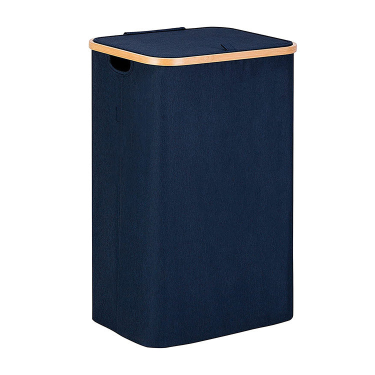 High-Quality Laundry Basket with Bamboo Lid | Kelmera
