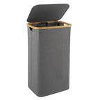 High-Quality Laundry Basket with Bamboo Lid | Kelmera