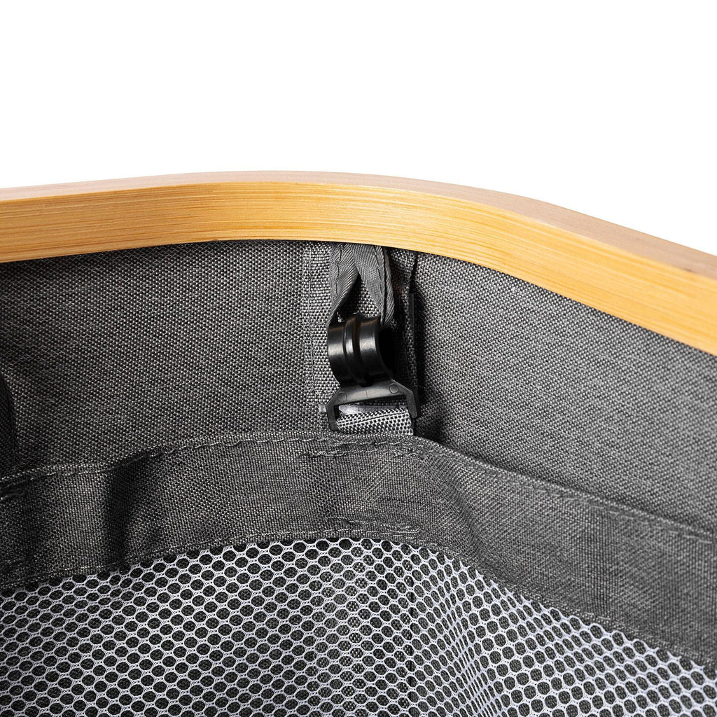 High-Quality Laundry Basket with Bamboo Lid | Kelmera