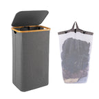 High-Quality Laundry Basket with Bamboo Lid | Kelmera
