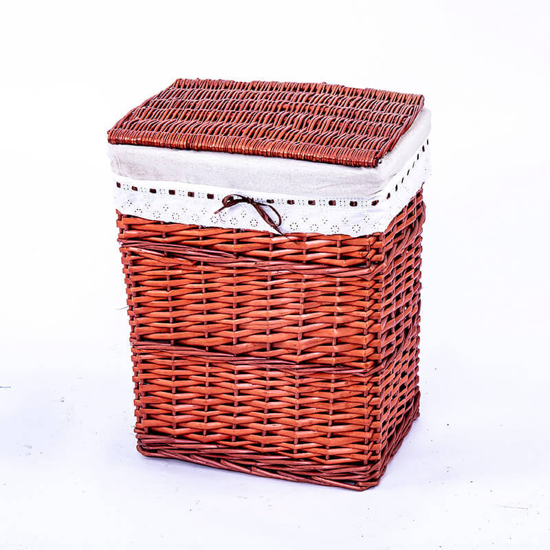 High-Quality Laundry Basket with Elegant Fabric Lining | Kelmera