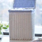 High-Quality Laundry Basket with Elegant Fabric Lining | Kelmera