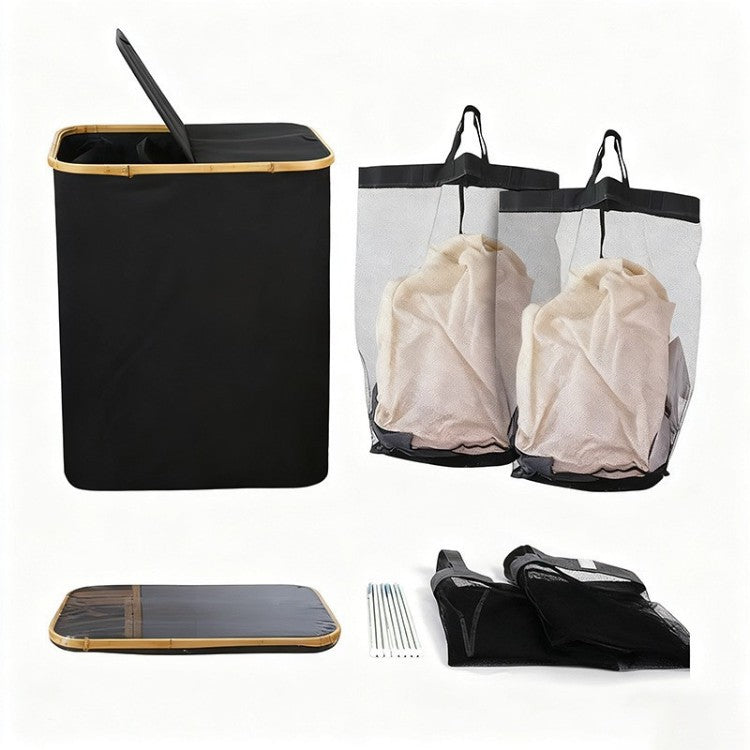 High-Quality Laundry Basket with Lid and Handle | Kelmera