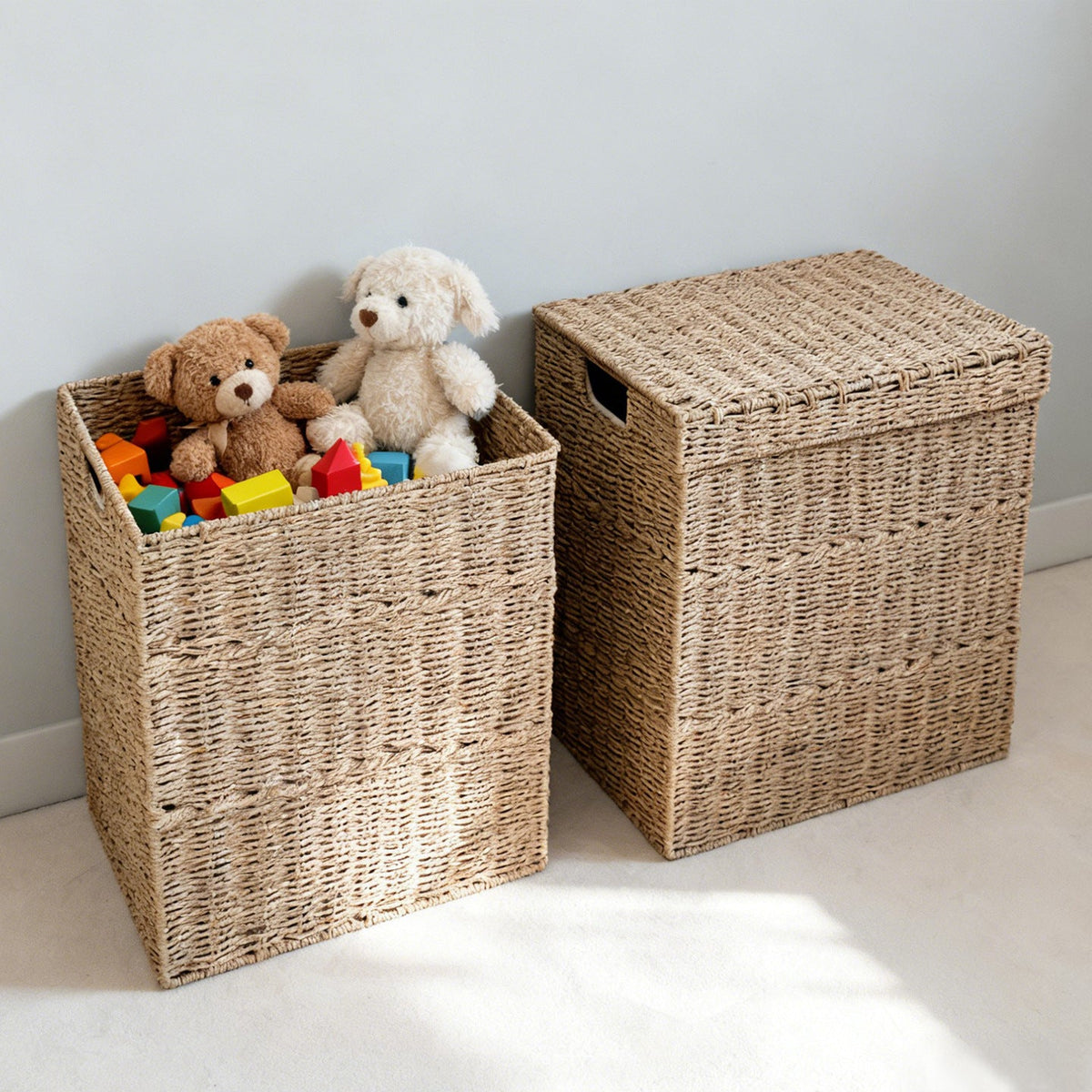 High-Quality Laundry Basket with Lid and Handles | Kelmera