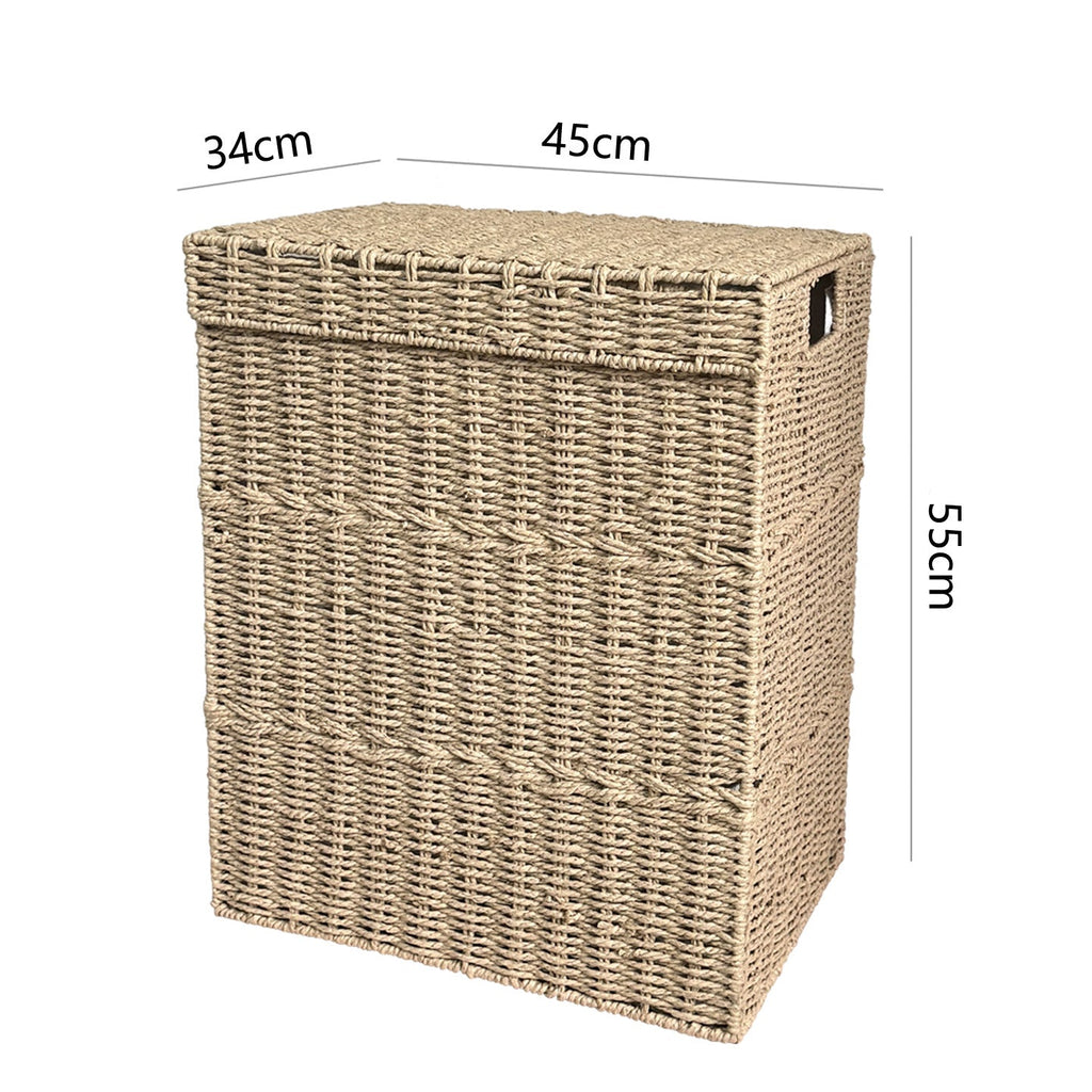 High-Quality Laundry Basket with Lid and Handles | Kelmera