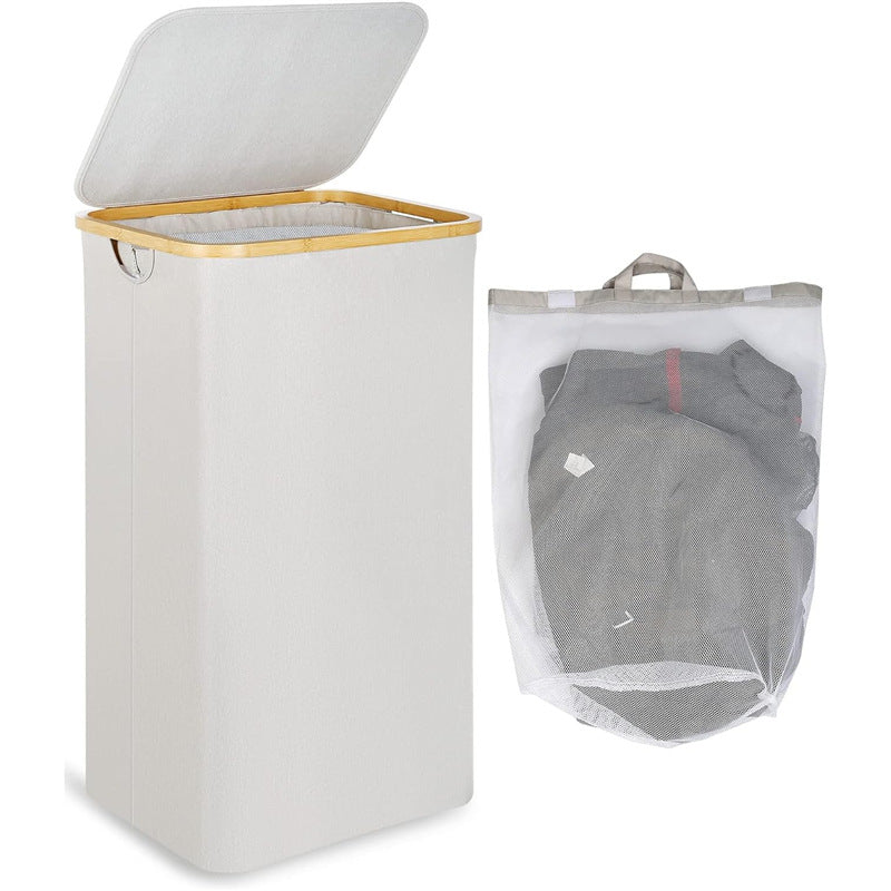 High-Quality Laundry Basket with Removable and Washable Inner Bag | Kelmera