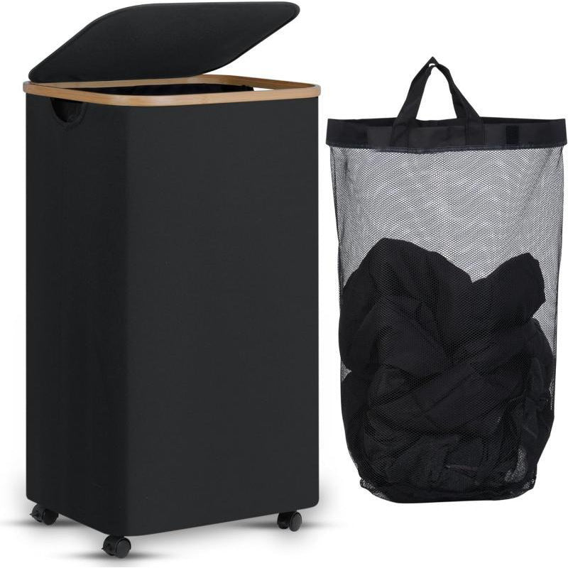 High-Quality Laundry Basket with Removable and Washable Inner Bag | Kelmera