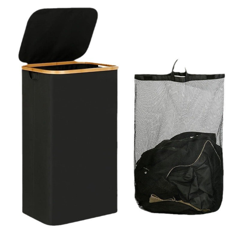 High-Quality Laundry Basket with Removable and Washable Inner Bag | Kelmera