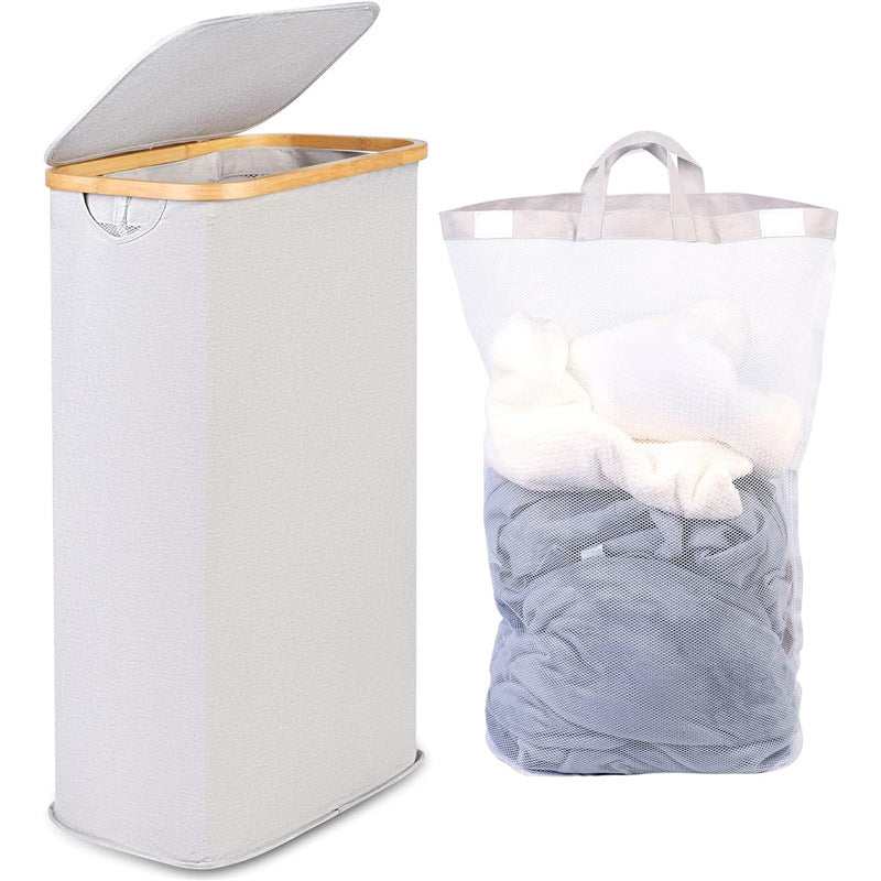 High-Quality Laundry Basket with Removable and Washable Inner Bag | Kelmera