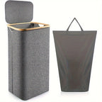 High-Quality Laundry Container with Modern Lid and Removable Inner Bag | Kelmera