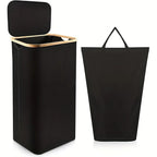 High-Quality Laundry Container with Modern Lid and Removable Inner Bag | Kelmera