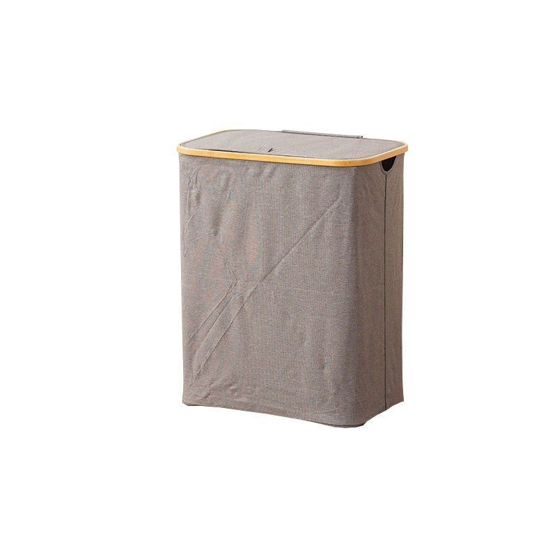 High-Quality Laundry Container with Practical and Modern Bamboo Lid | Kelmera