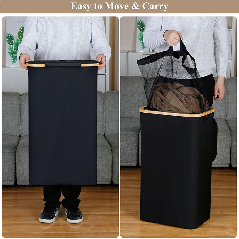 High-Quality Laundry Container with Removable Inner Bag | Kelmera