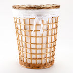 High-Quality Round Laundry Basket with Lid | Kelmera