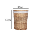 High-Quality Round Laundry Basket with Lid | Kelmera