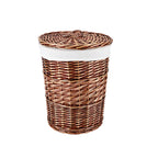 High-Quality Round Laundry Basket with Lid | Kelmera