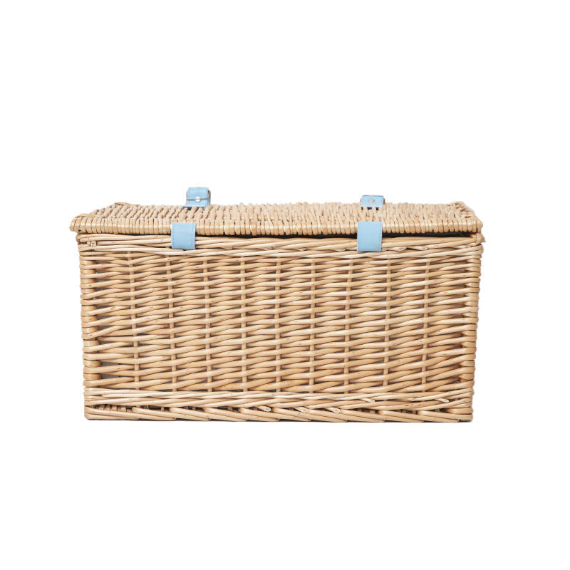 High-Quality Storage Basket with Leather Handles | Kelmera