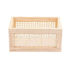 High-Quality Storage Basket with Rattan Details | Kelmera